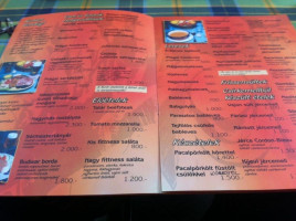 Svejk Vendeglo menu