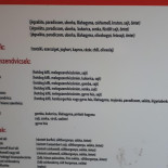 Mc Meki Falatozó Étlap