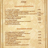 Öntésmajor Étlap