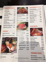 Mika Sushi menu