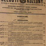 Maszek, Az Utcabár Étlap