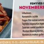 Fenyves Étterem Étlap