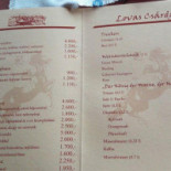 Tó Csárda Étlap