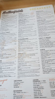 Butterfield's Pancake House menu