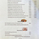 Forrás Büfé Pizzéria Étlap