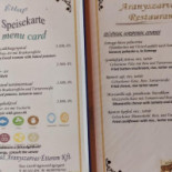 Aranyszarvas Étterem Étlap