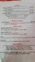 Golden Biscuit menu