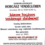 Horgász Vendéglő Étlap