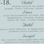 Istvándy Birtok Étlap
