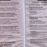 Nagyapám Borozója Étlap