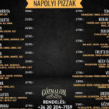 Gőzmalom Panzió Pizzéria Étel