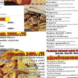 Svédasztalos étterem és Pizzaház Pizzéria Étlap