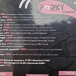 Porky Hungary (kistarcsa) Étlap