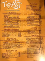 Toast Citrus Park menu