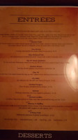 The Black Grasshopper menu