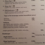 Bagolyvár Pizzéria és Söröző Étlap