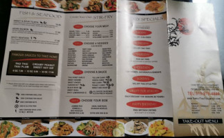 Simply Thai menu