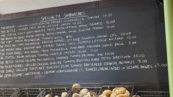 Tompkins Square Bagels menu