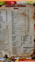 Palermo Pizzéria menu