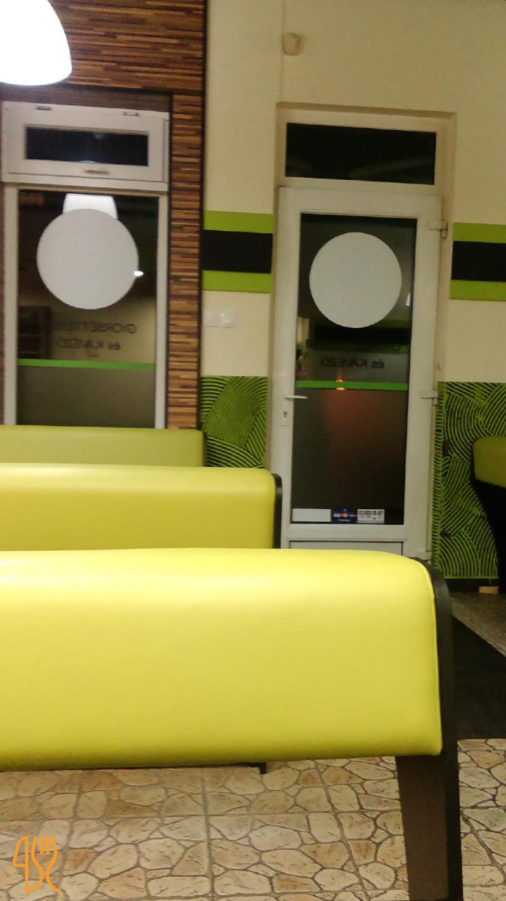 Green Black Pizza Gyorsételek Étel