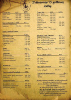 Nelson Pizzéria menu