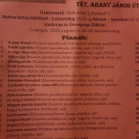 Dörgicsei Pizzéria Étlap