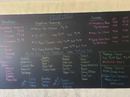 Cravings menu