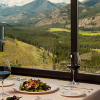 Diamonds And Pearls Dinner At Sun Mountain Lodge food