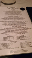 Chamberlain's Steak Chop House menu