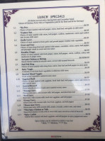 Thai Spice menu