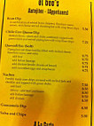 El Bees menu