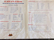 Bubba's Diner menu