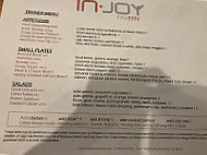 Injoy menu