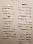 Politz's Restaurant menu