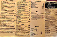 Bamboo Bistro menu