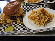 Buck's Whiskey Burger food