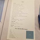 La Mer menu