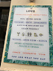 Lova menu