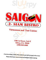 Saigon -2- Siam Bistro