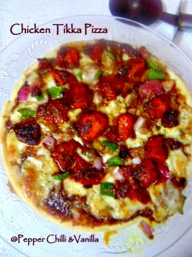 Csirke Tikka Pizza