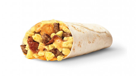 Ultimate Meat Cheese Reggeli Burrito