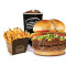 Trio Burger Angus Double Double Angus Burger Combo