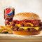 Zhòng Bàng Péi Gēn Shuāng Céng Niú Ròu Bǎo Tào Cān Double Beef Bacon King Meal