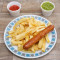 Jumbo Sausage And Chips Special