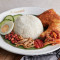 Pappa Special Nasi Lemak (2 Dishes) With Fried Chicken And Sambal Sotong