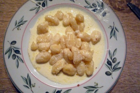 Gnocchi Gorgonzolával