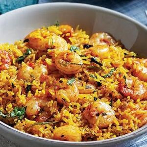 Garnélarák Biryani